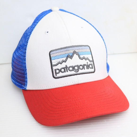 Patagonia Accessories - Patagonia Organic Cotton & Mesh Logo Patch Ball Cap Trucker Hat Adjustable